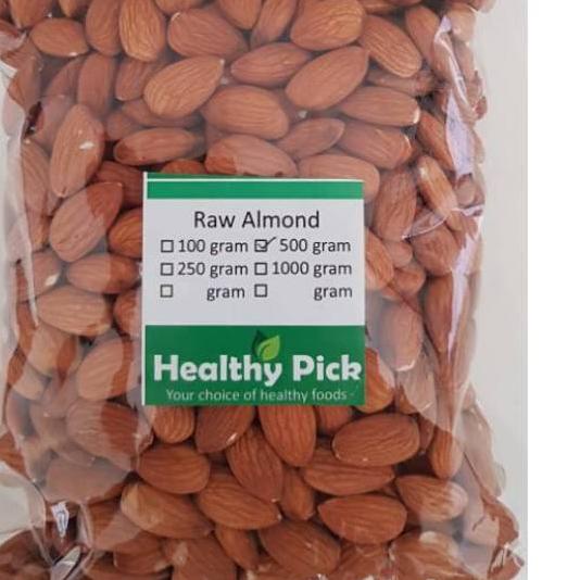 

☀ Raw Almond Whole 500gr Almond Mentah ☛