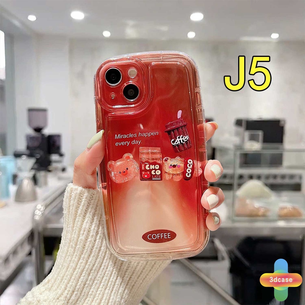 IPHONE Kompatibel Untuk Iphone13 12 11 14 PRO MAX 6 7 6S 8 14 Plus X XR XS MAX 11 12 13 SE 2020 6SPlus 7Plus 6Plus 8Plus 14Plus Bear coffee lovers style Silikon TPU Phone Casing Cover