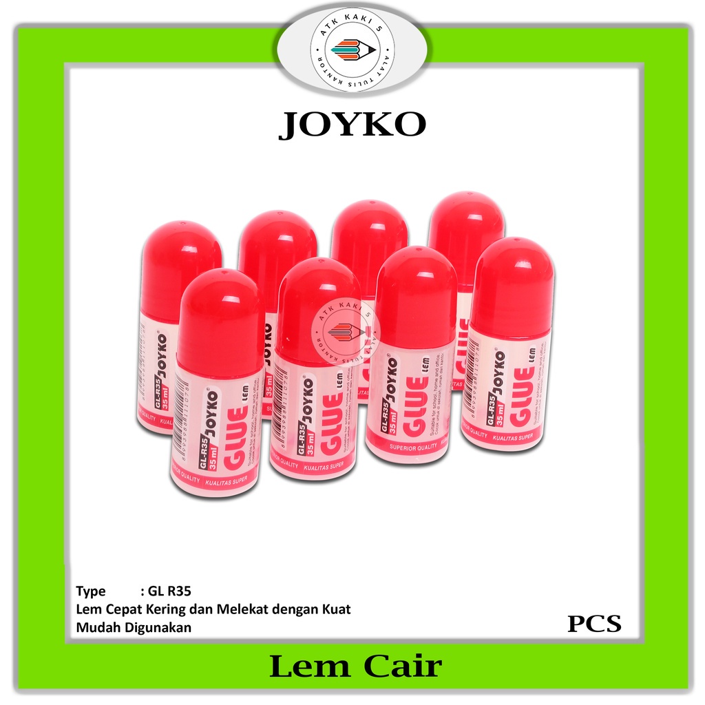 

JOYKO - Glue GL-R35 Lem Cair Kecil / Lem Kertas - Pcs