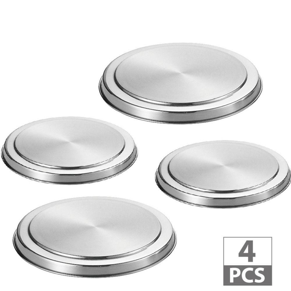 Solighter 4Pcs Stove Top Covers Cook Top Kompor Listrik Penutup Kompor Dapur