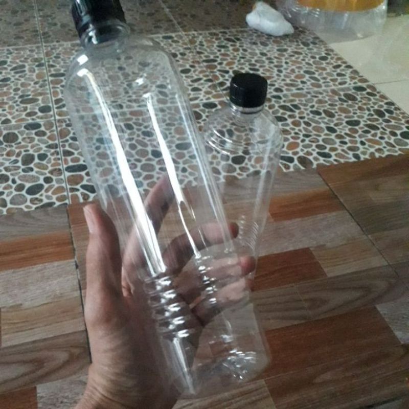 botol almond 1 liter botol 1000ml botol plastik  1 liter bukan botol kale