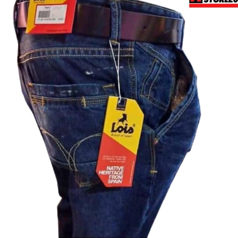 Best product Celana Jeans Lois Original Pria jumbo 39-44 Panjang Terbaru - Jins Lois Cowok Asli 100% Premium 67