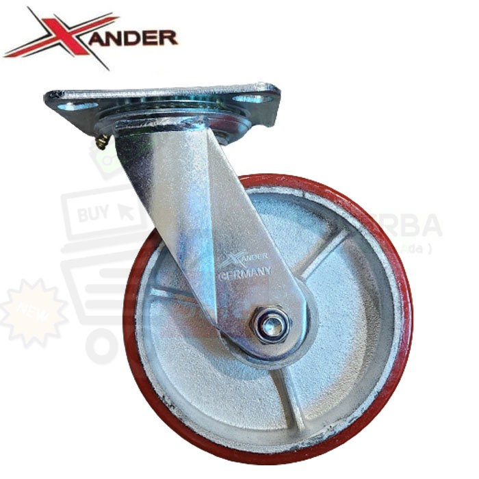 Xander Roda PU Ball Bearing HD Heavy Duty 6 Inch Hidup