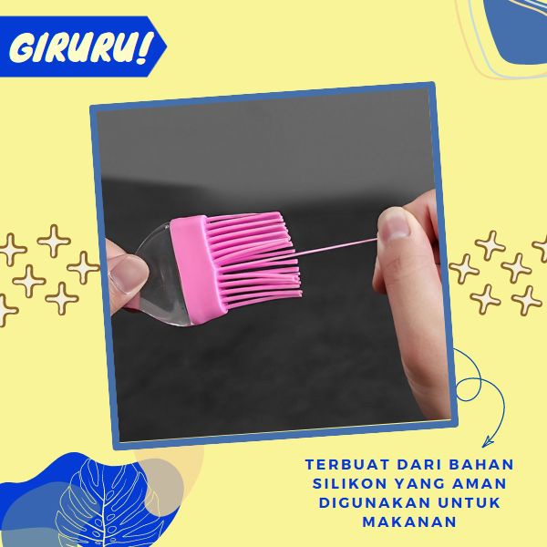 KUAS DAN SPATULA SILICONE / KUAS KUE &amp; SPATULA SILIKON / KUAS SPATULA FOOD GRADE SILIKON SERBAGUNA /  / Spatula Kuas Silikon 1 Set / SPATULA SILICON SET SCRAPER KUAS KUE / Spatula &amp; Kuas Karet Silikon Silicon 1 Set isi 2 / Kuas Kue Silicone + Spatula