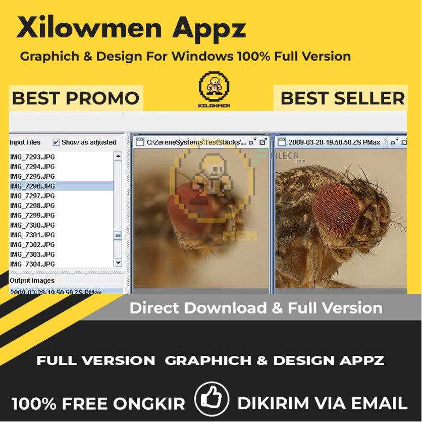 [Full Version] Zerene Stacker Professional Pro Design Graphics Lifetime Win OS - Software untuk fokus stacking dan mikrofotografi