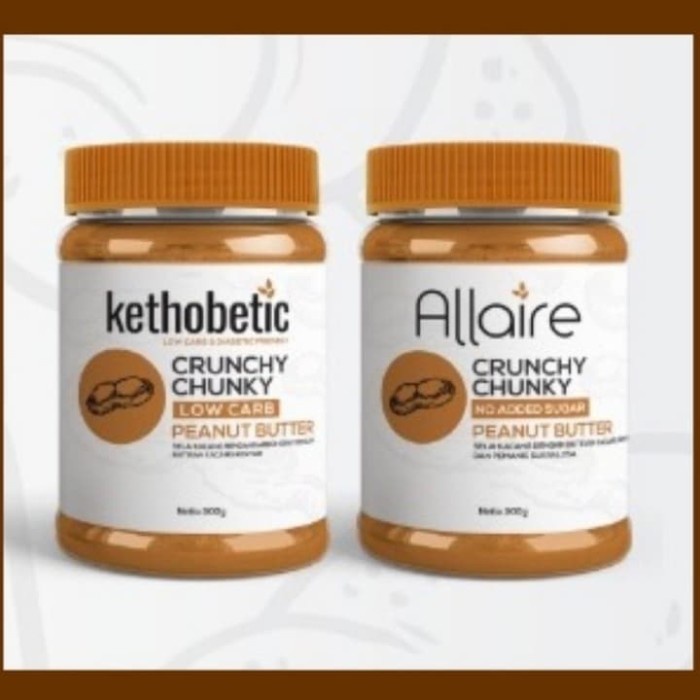 

Terlaris ✨ -Ketobetic Crunchy Chunky Peanut Butter Selai Kacang untuk Diet Keto2.2.23