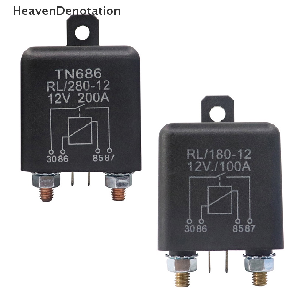 [HeavenDenotation] Relay Starg 200A 100A 12V / 24V Power Automotive Heavy Current Start Car relay HDV