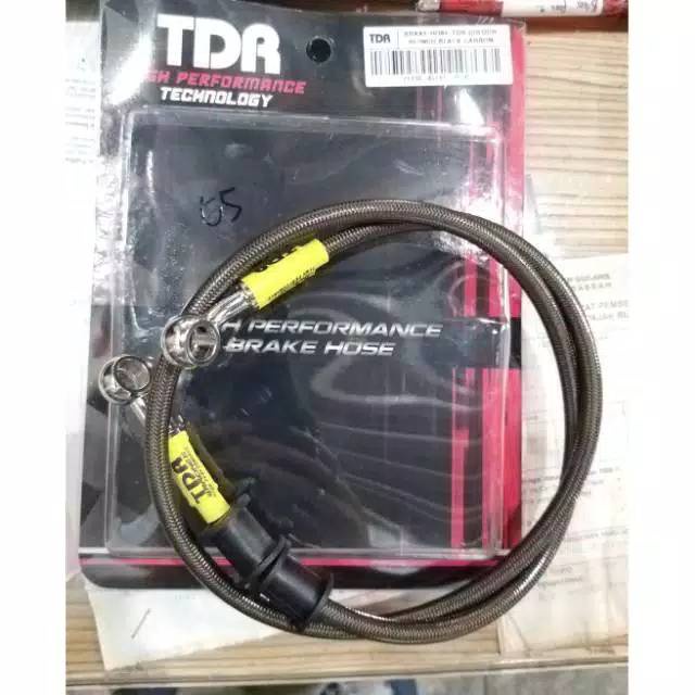 selang rem tdr ktc variasi black carbon cakram depan belakang Racing