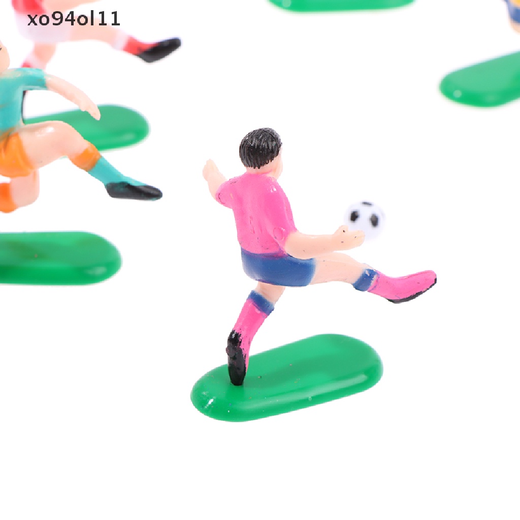 Xo Football Game Mainan Anak Hajatan Gawang Gate Pastry Art Ulang Tahun Cupcake Topper OL