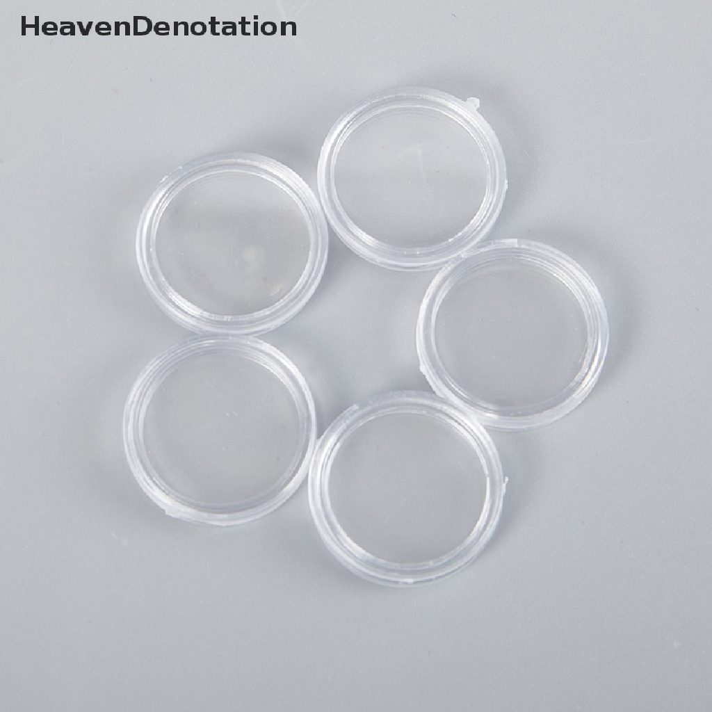 [HeavenDenotation] 5pcs 0.5/1g Krim Wajah Lip Balm Wadah Toples Kosmetik Eyeshadow Makeup Pot HDV