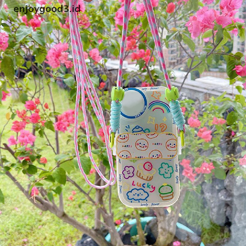 【 Rready Stock 】 Colorful Mobile Phone Straps Lanyard Cute Sport Adjustable Shoulder Strap Lanyards Fashion Universal Crossbody Lanyard Strap Mobile Phone Strap Pendant （ ID ）