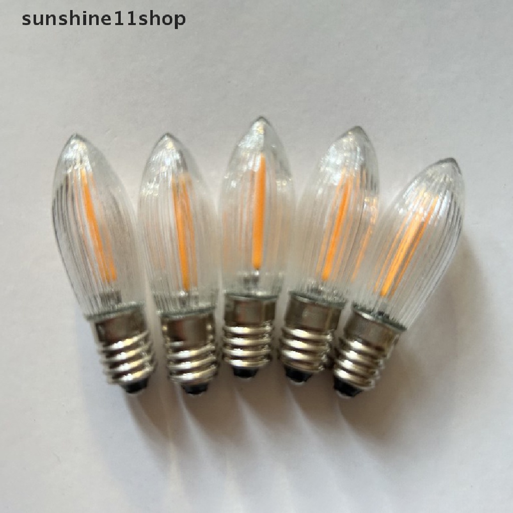 Sho 1/5pcs E10 LED Bulbs Light Pengganti Lampu Bohlam Rumah Lampu Bohlam Dekorasi N