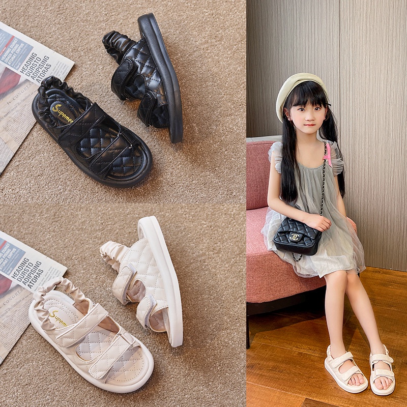 B39 NEW Sepatu sendal kerut anak perempuan kualitas premium