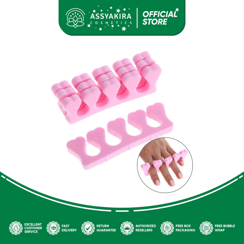 Spons Pemisah Jari Nail Art Alat Manicure Pedicure | Spons Finger Separator