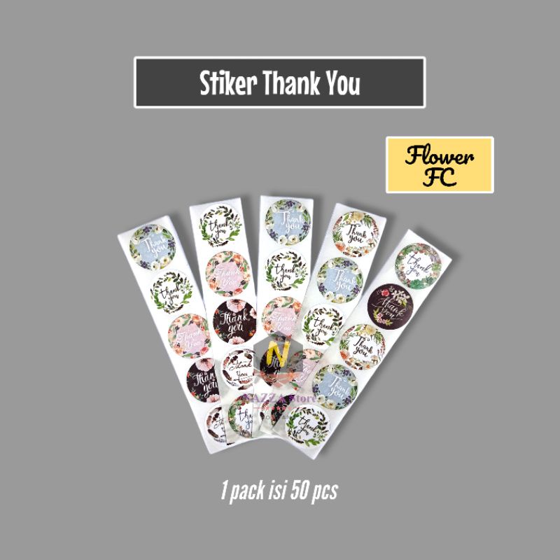 

ECER Stiker Thank You, Idul Fitri, Karakter isi 50 pcs