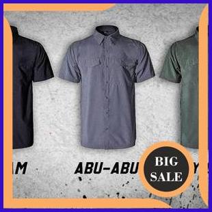 perkakas Kemeja army tactical baju militer TNI Brimob BDU combat shirt kaos kemeja tactica