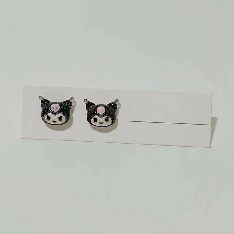 Anting Resin Fashion Merle Tikkulomi Kartun Hewan Stud Earrings Untuk Wanita Aksesoris Fashion