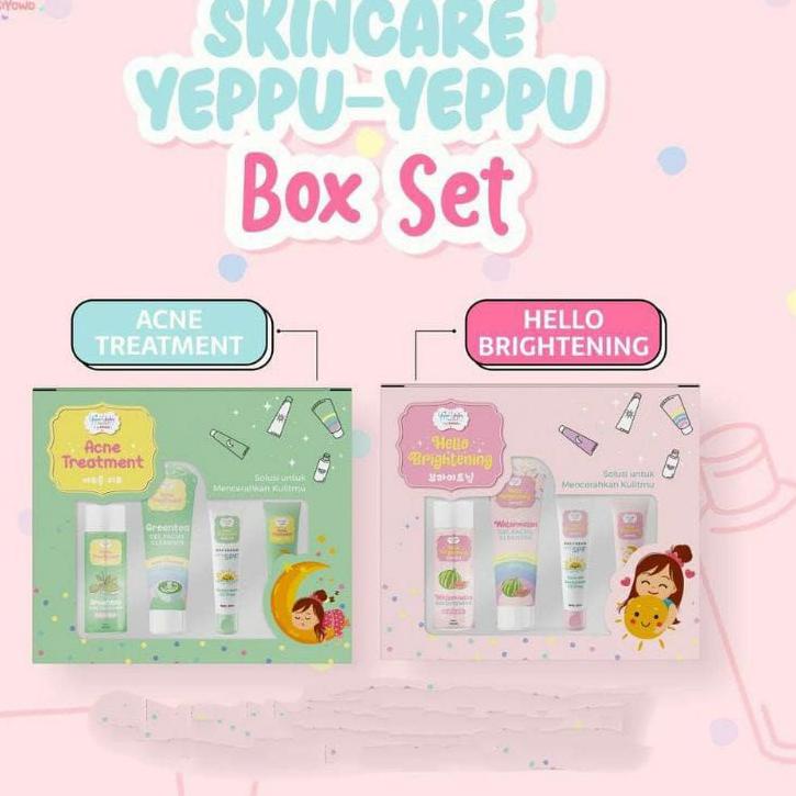 ✮ PAKET SKINCARE BRIGHTENING AND ACNE YEPPU-YEPPU BY KIYOWO ℮