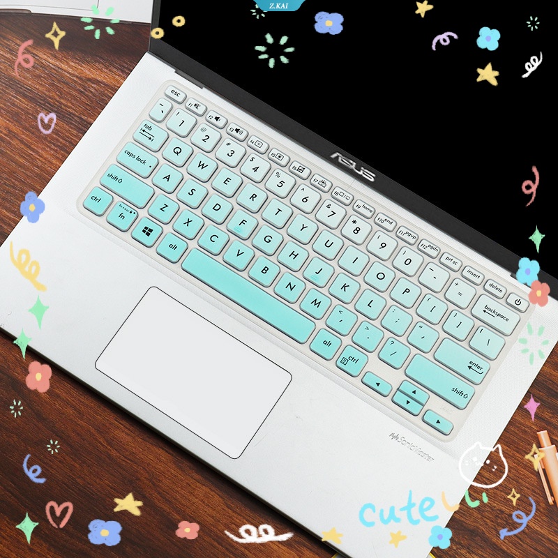 Cover Keyboard Silikon Inggris Cocok Untuk Asus 14 &quot;Bahan Ultra Tipis Untuk Asus Adol Y406u Waterproof Protective Film [ZK]