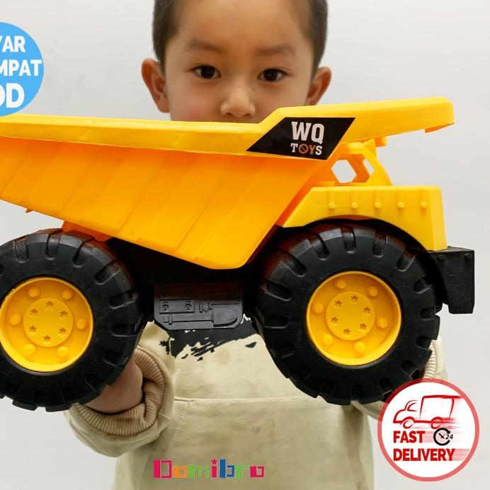 ✴ [COD] Mainan Truk Besar Truk Pasir Mainan Mobil Konstruksi Mainan Untuk Anak Laki-Laki ➾