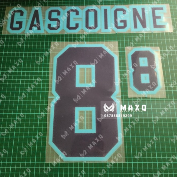 1996 Dijual PIALA EROPA EURO INGGRIS [ NAMESET ENGLAND ] Berkualitas 1997 1996 GASCOIGNE