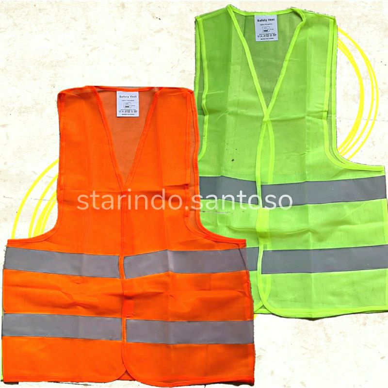 ROMPI SAFETY jaring polyester skotlight silang jaket keamanan proyek outdoor