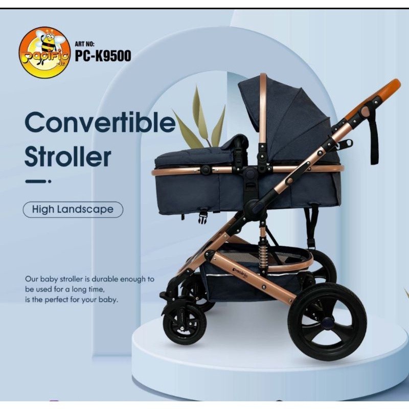 STROLLER BABY PACIFIC CONVERTIBLE PC-K9500