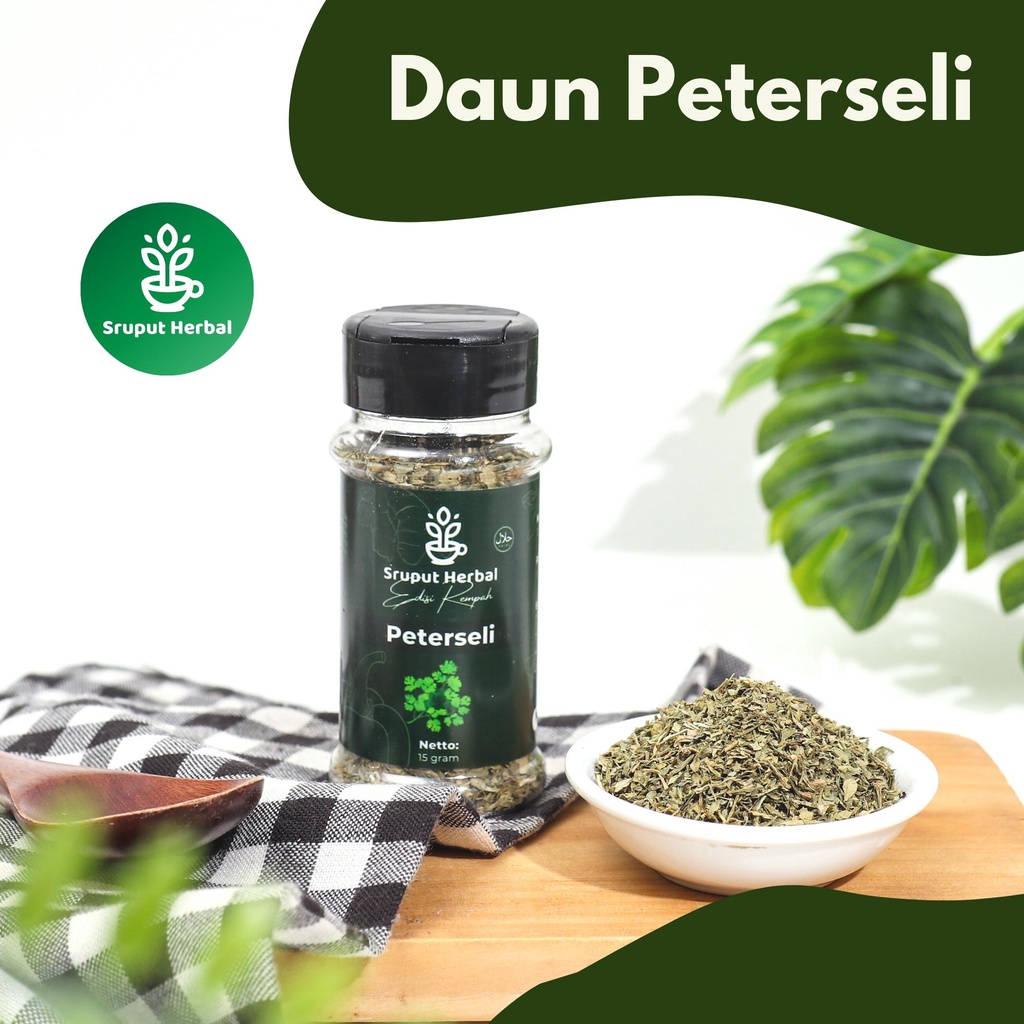 

SRUPUT HERBAL - Bumbu Premium Semua Varian (Botol) Daun Peterseli