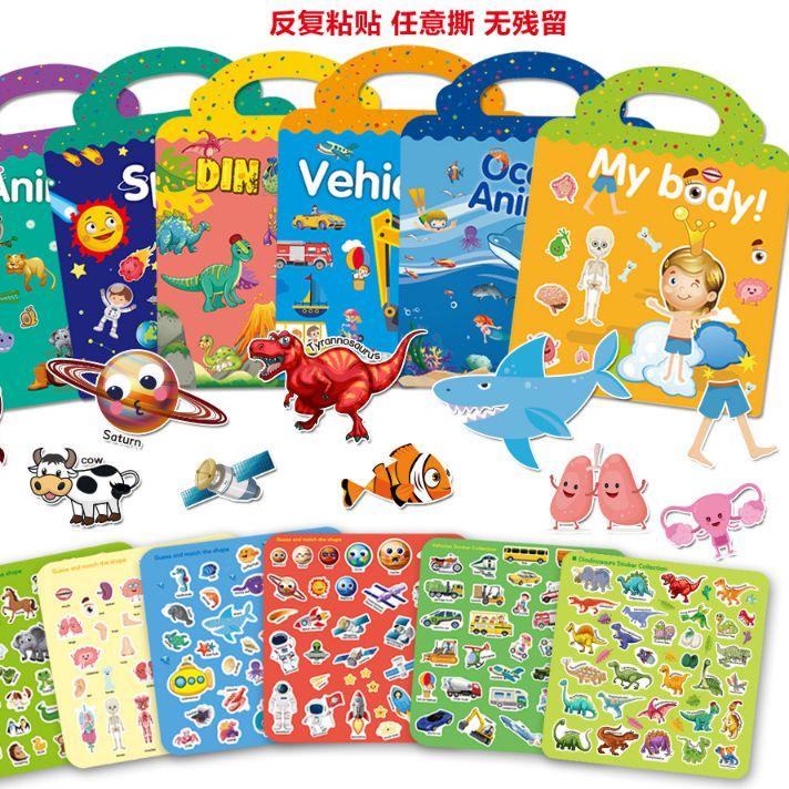 

ANA591 Buku Sticker Anak/ Reusable Sticker/ Sticker Activity Book/ Sticker Anak Murah |