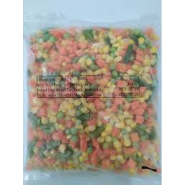 

Mixed Vegetables 4 Ways / Sayuran Beku Campur 1 kilo (frozen food)