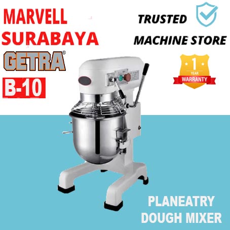 B-10HJ PLANETARY MIXER 10 LITER GETRA B10 MIXER ADONAN KUE ROTI TELUR GARANSI RESMI