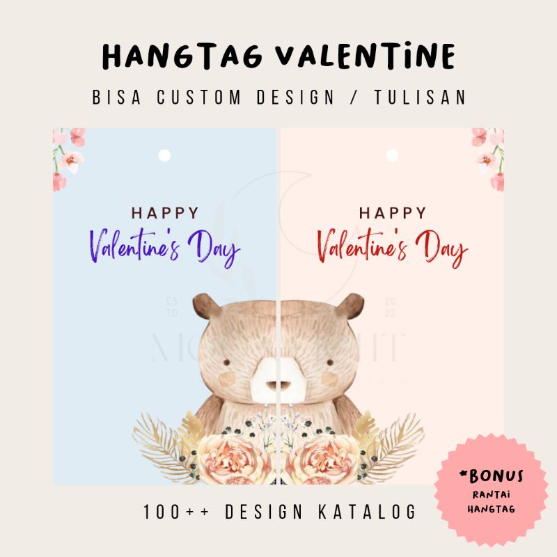 

Hangtag Valentine's Day Couple