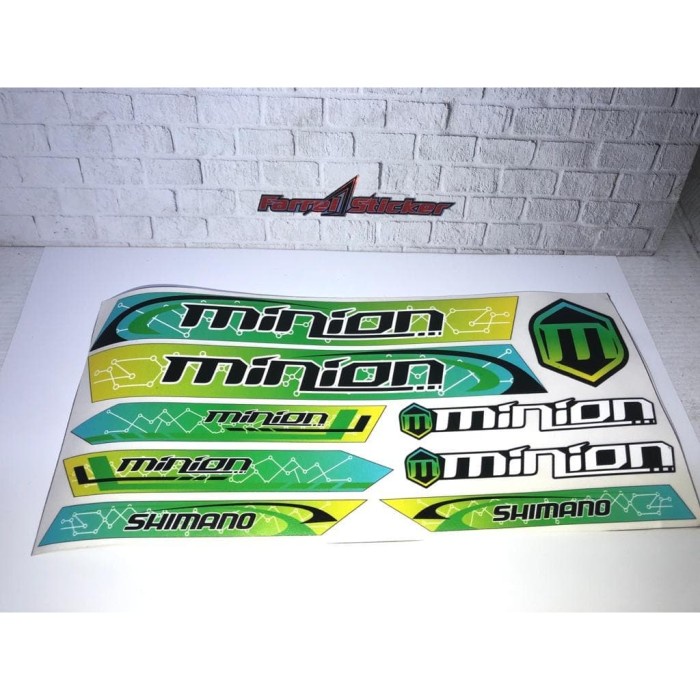 stiker sepeda sticker decal MINION