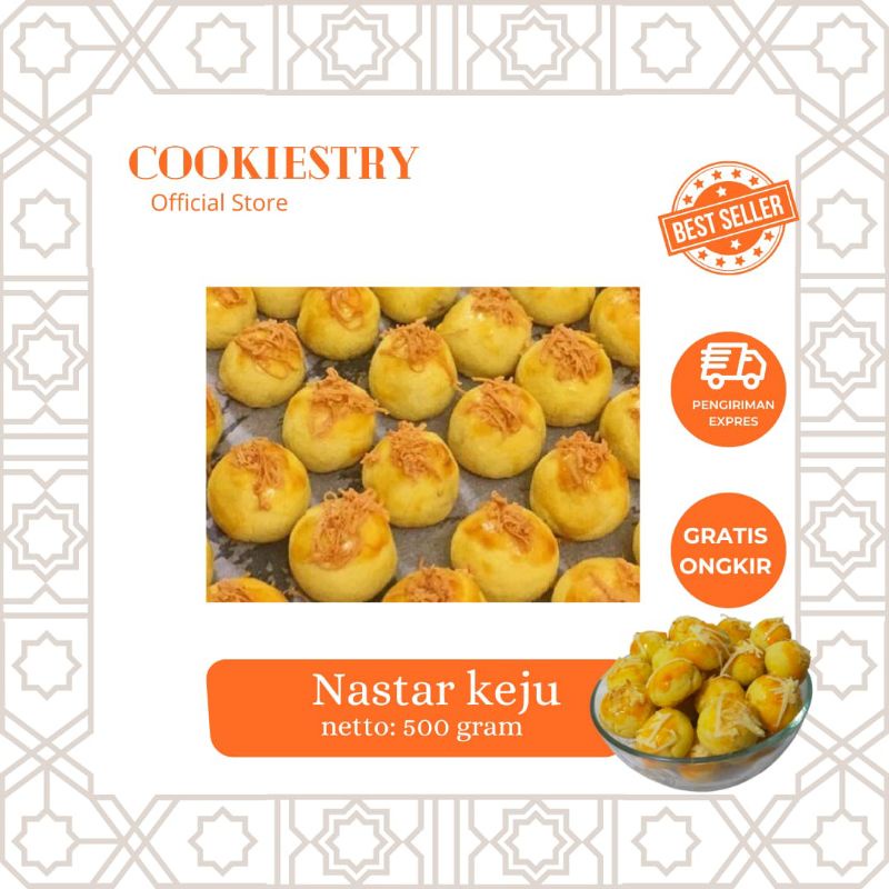 

Kue kering Nastar Keju Premium 500 gram Cookiestry