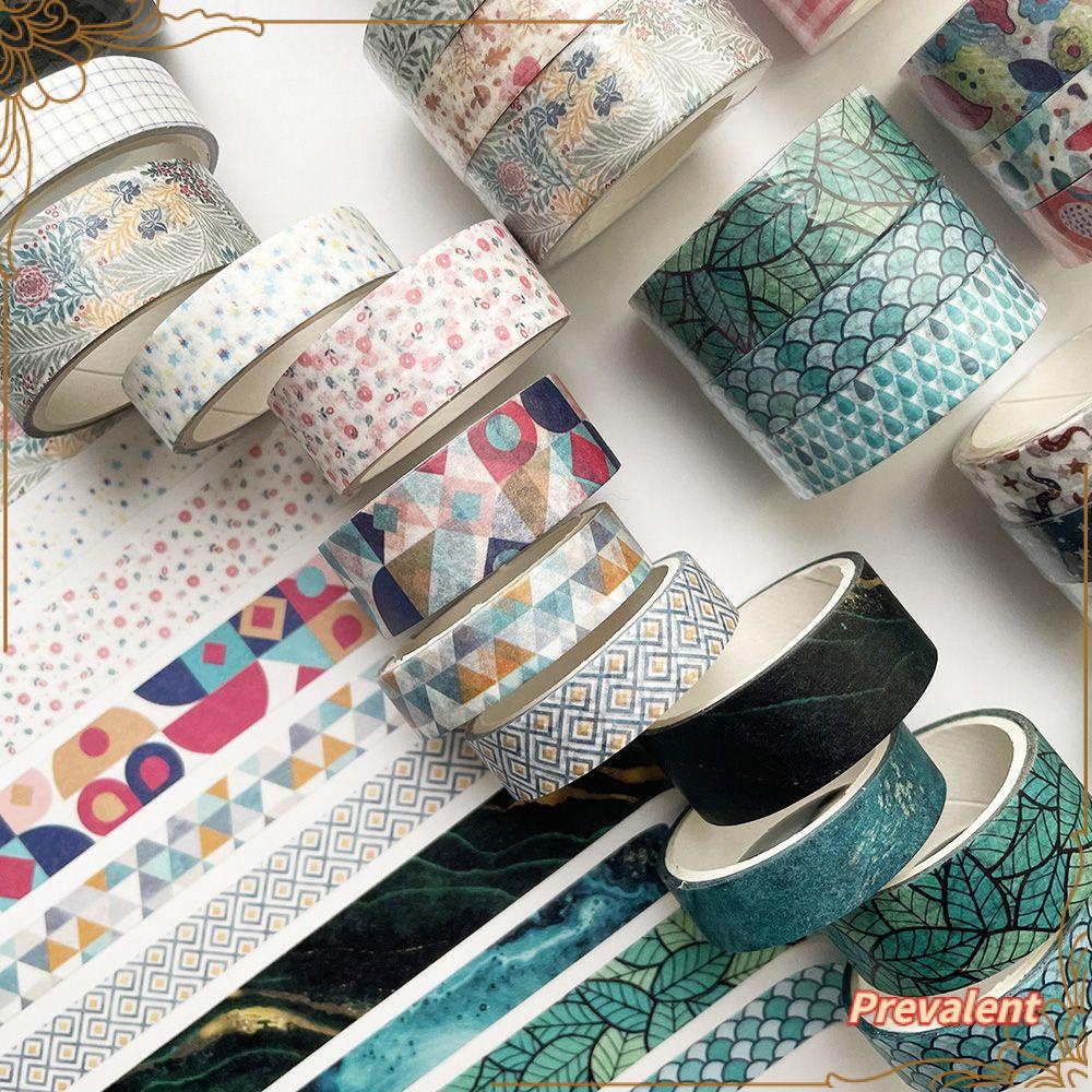 Preva 3Pcs/Set Washi Tapes 3Pcs/Set Stiker Masking Kartu Scrapbooking