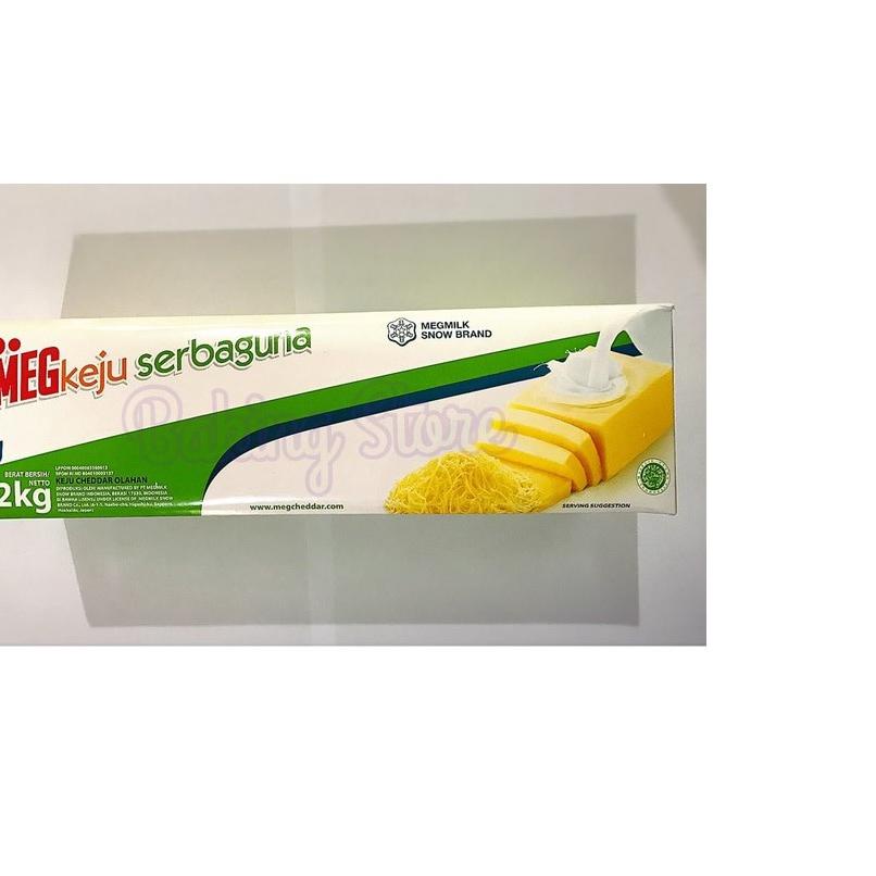 

☜ Meg Cheddar - Keju Cheddar Meg Serbaguna 2kg ♘