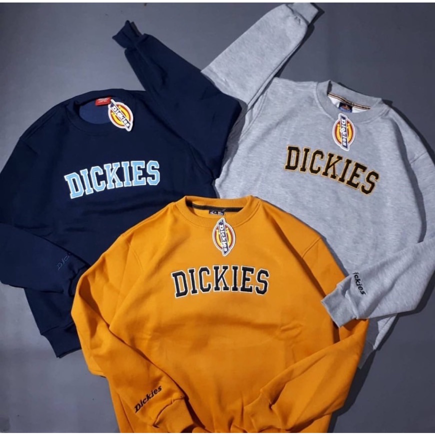 JAKET CREWNECK DICKIES BORDIR PREMIUM - BANYAK VARIAN WARNA BEST SELLER