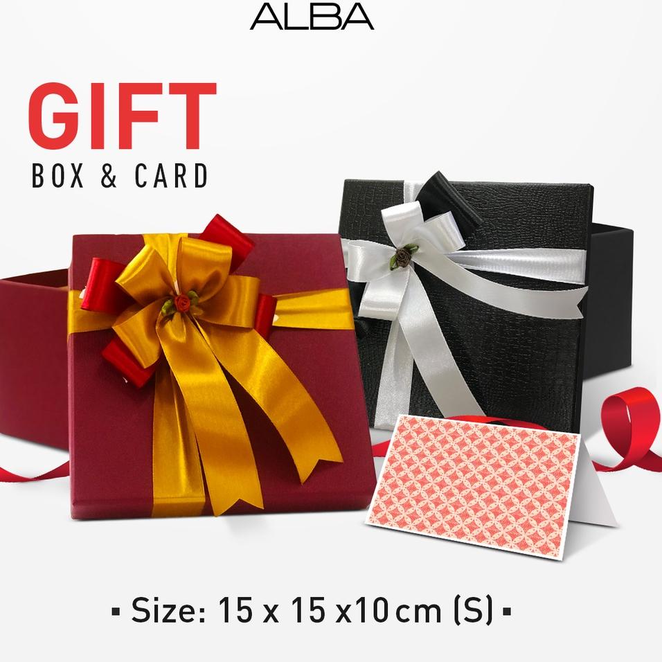 

First Hand Paket Gift Box & Greetings Card 15x15x10 (Wajib dengan jam tangan)