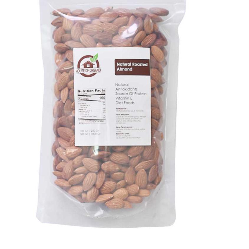 

۞ Natural Roasted Almond (Panggang) 500 Gr ✤