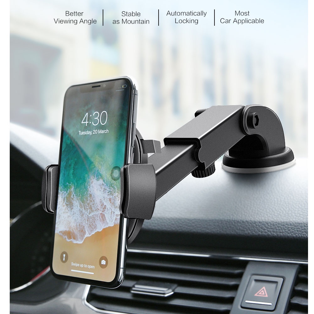 Mobile Phone Holder DashBoard dan Kaca Mobil NewStick Carmount Holder Dasbor Mobil Meja