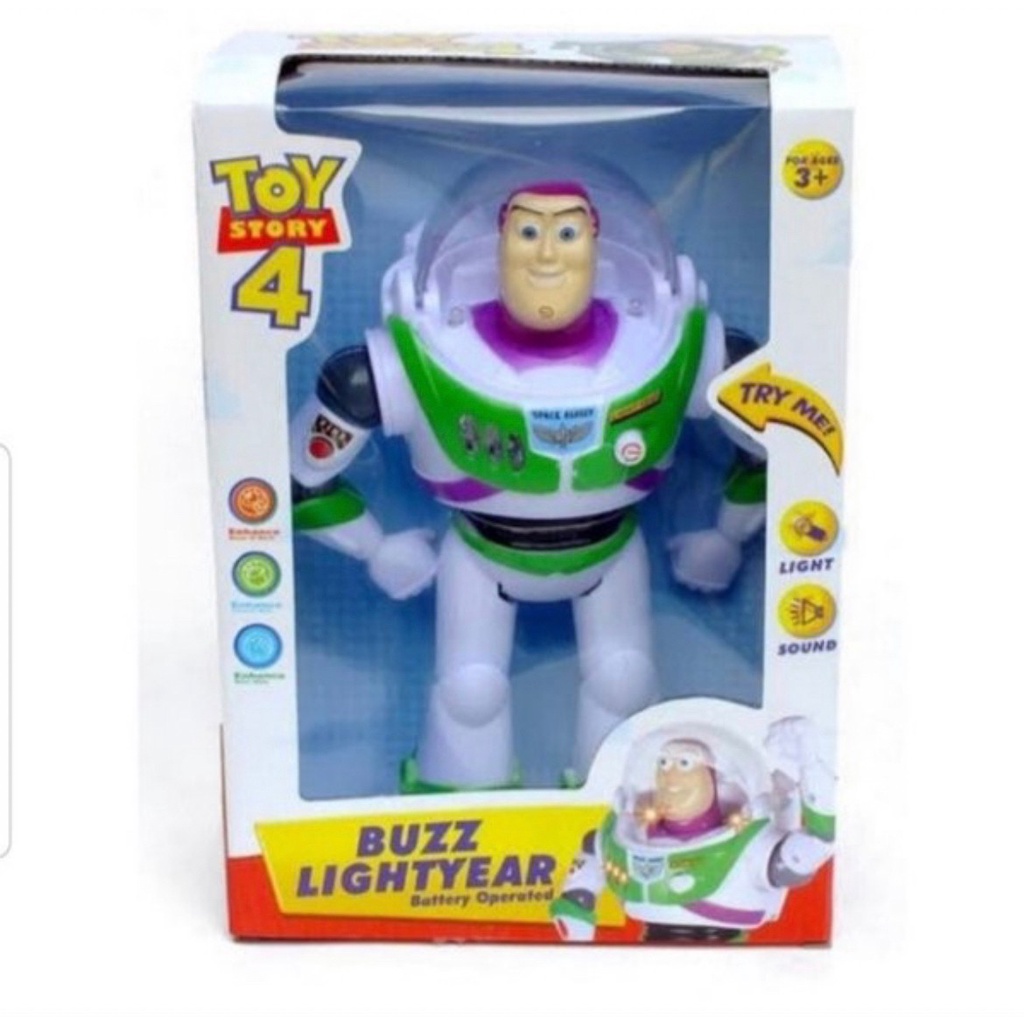 Mainan robot Buzz light year toy story disney Tosto