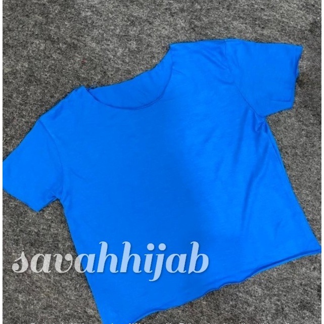 KAOS POLOS 6839/KAOS UNFINISHED/T SHIRT WANITA