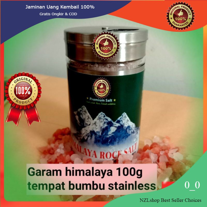 

Garam Himalaya Halus 100gr Tempat Bumbu Salt Original Product Of Pakistan