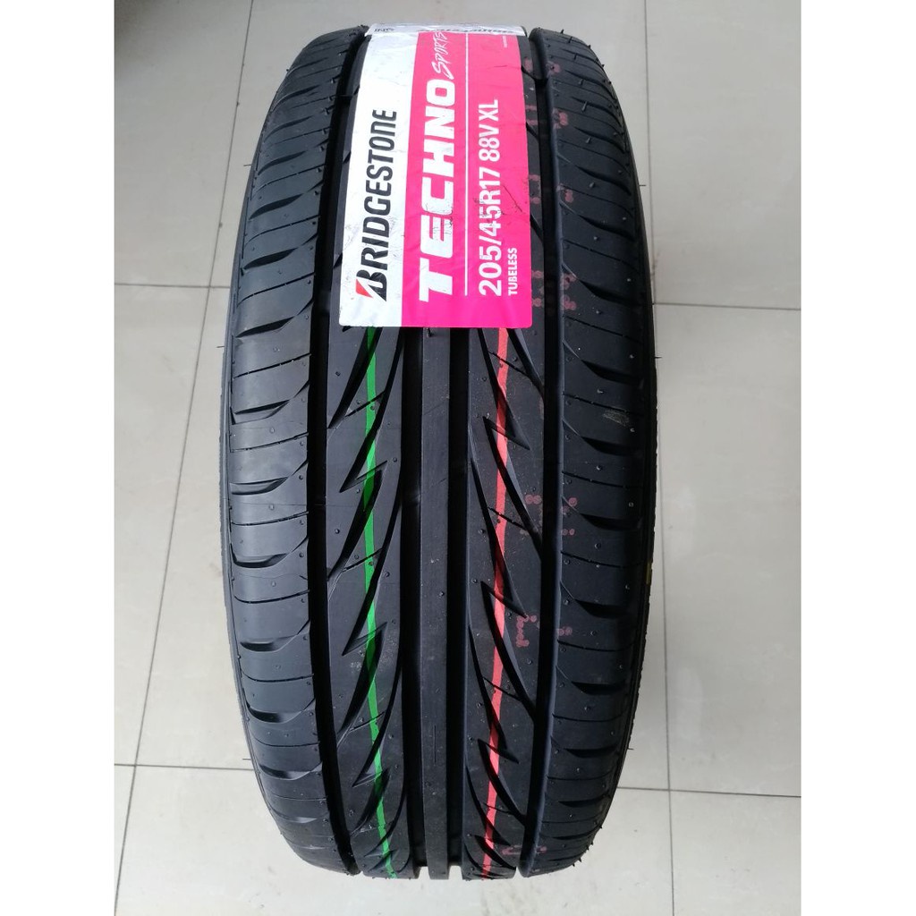 Ban Mobil Bridgestone Techno Sport 205/45 R17 Ban Mini Cooper Honda Jazz