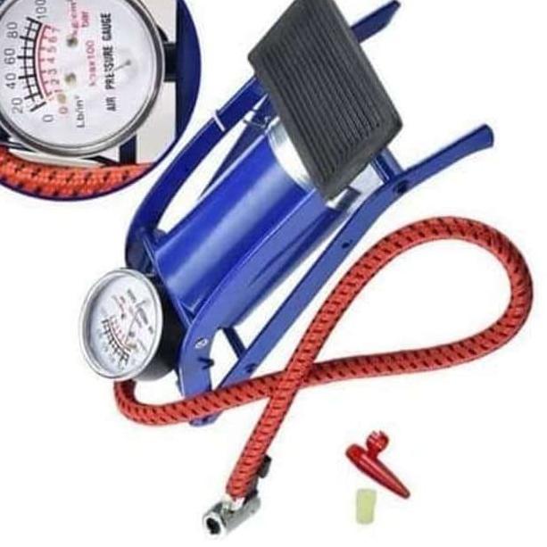 ۩ pompa angin injak kaki manual mini motor mobil sepeda pompa angin bola balon matras mini portable 