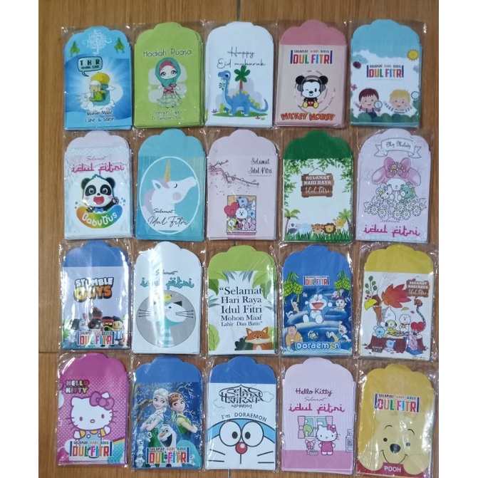 

Amplop lebaran harga per 1 pak isi 10 bahan glossy premium