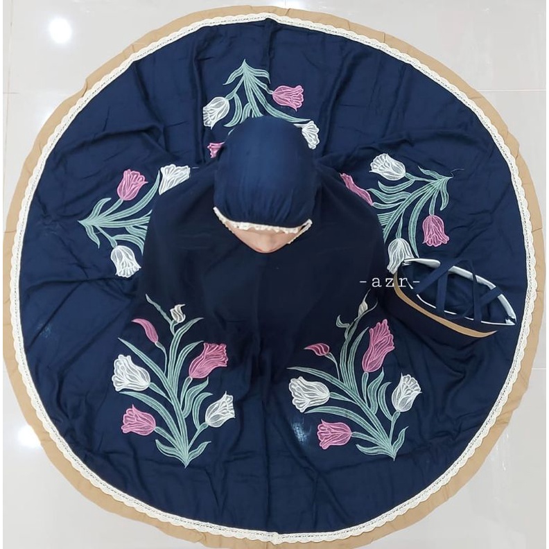 Mukena Rayon Bordir Tulip