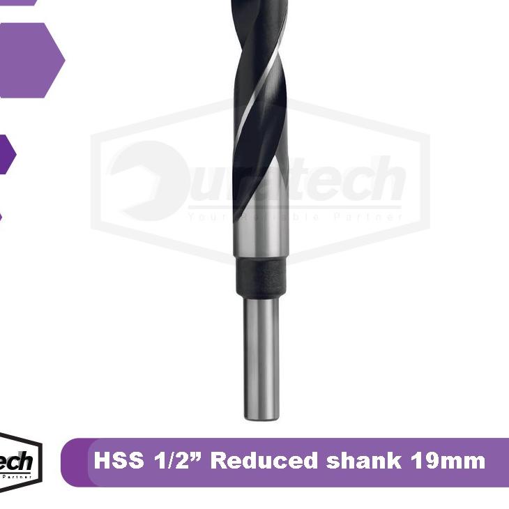 ☛ Mata bor besi mesin bor tangan 19mm / Mata bor reduced shank 1/2inch size 19 mm Benz Werkz ☞