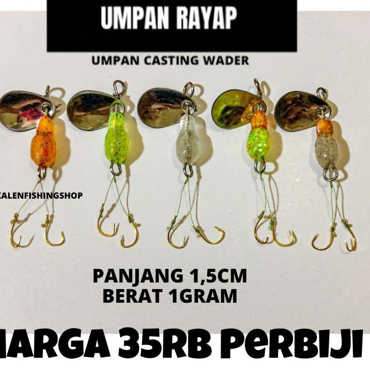 Baru Populer UMPAN RAYAP KALEN / UMPAN CASTING WADER