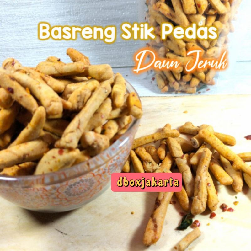 

Basreng bastik bakso stik goreng daun jeruk pedas asin 250 gram gurih